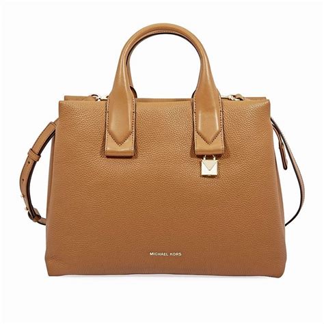 michael michael kors rollins large leather satchel|Michael Kors small satchel handbag.